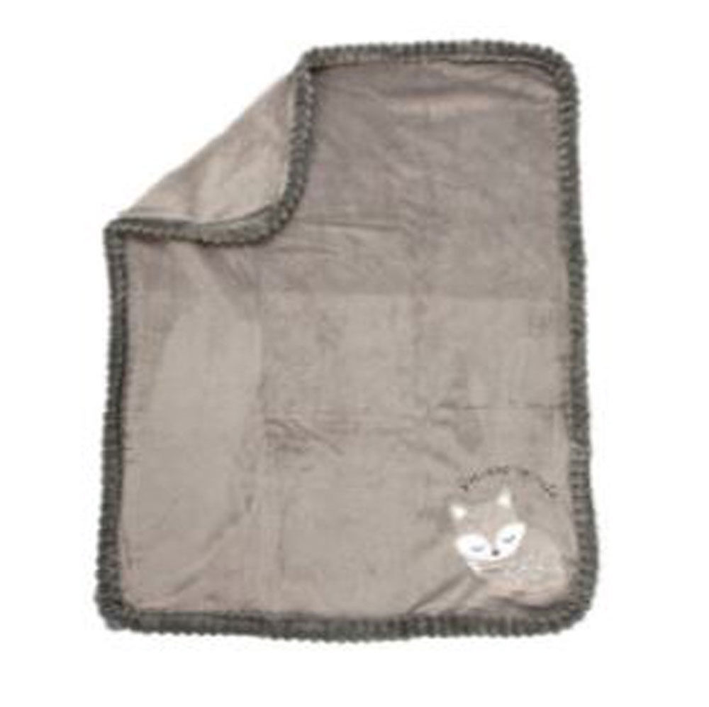 Koala Baby Ribbed Blanket Grey Fox