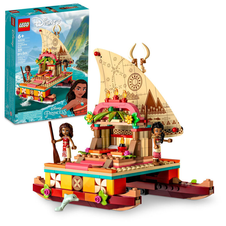 LEGO  Disney Le bateau-guide de Moana 43210 Ensemble de jeu de construction (321 pièces)