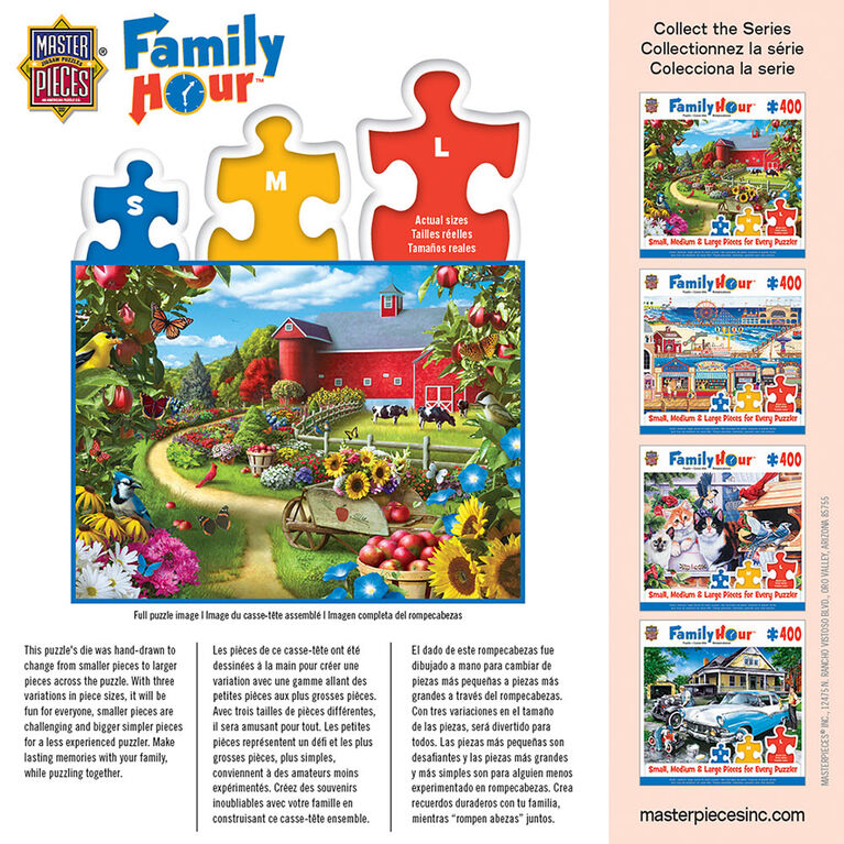 Family Hour Apple Of My Eye Large 400 Piece Ezgrip Jigsaw Puzzle By Alan Giana