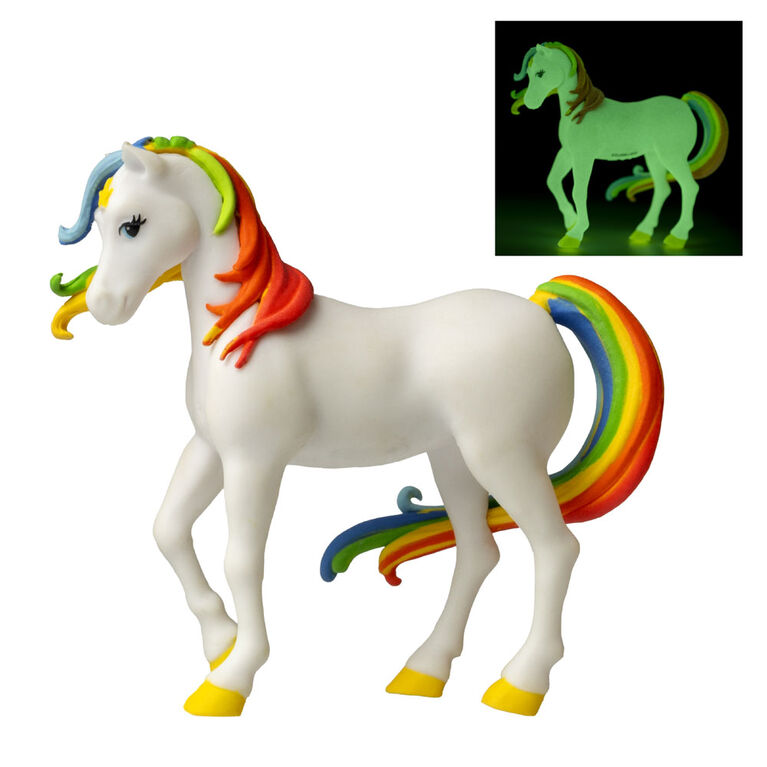 3” Rainbow Brite Collectible CheeBee Figures  - Starlite Glow in the Dark