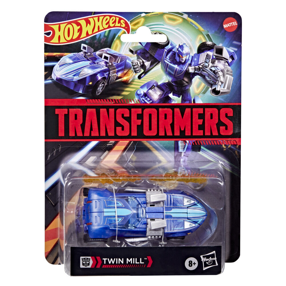 Transformers Collaborative Hot Wheels x Transformers Twin Millä Converting Action Figure