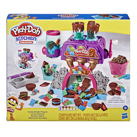 Play-Doh Kitchen Creations, La chocolaterie, avec 5 pots de pâte Play-Doh atoxique