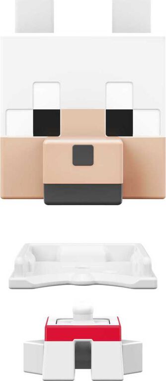 Minecraft Mob Head Minis Wolf Figure