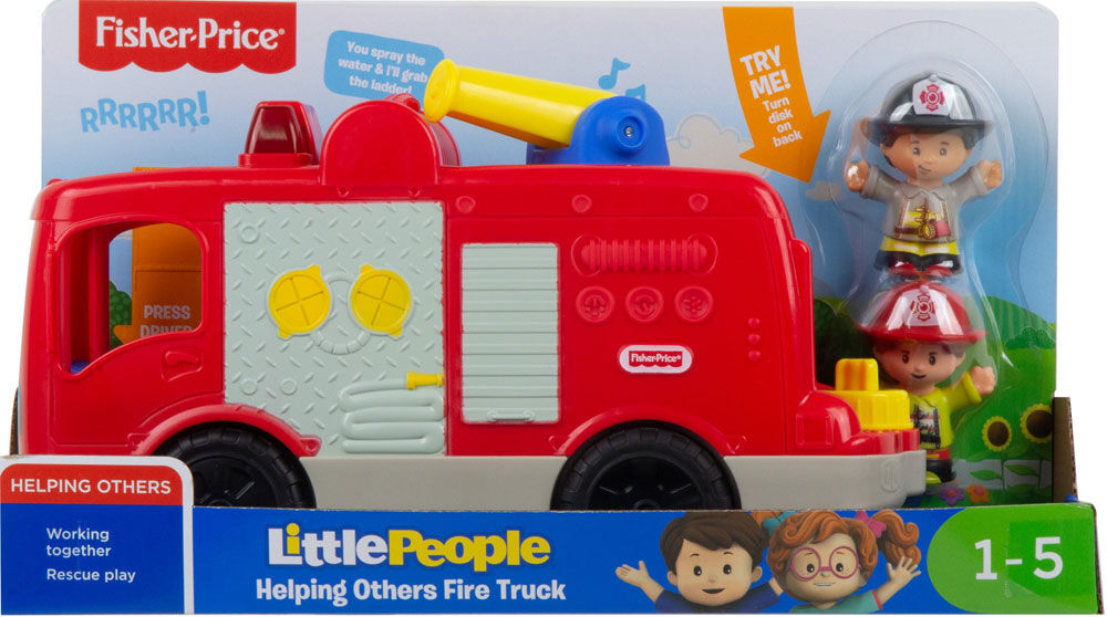 porteur camion pompier fisher price