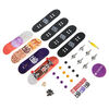 Tech Deck, Ultra DLX Fingerboard 4-Pack, Habitat Skateboards, Collectible and Customizable Mini Skateboards