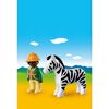 Playmobil 1.2.3. - Ranger with Zebra