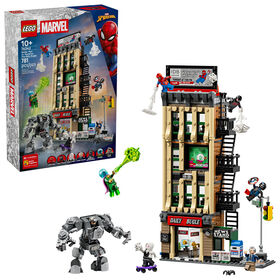 LEGO Marvel Spider-Man contre Mysterio : le Daily Bugle - Jouet de Construction de Jeu de Simulation de Superh&eacute;ros - 76342