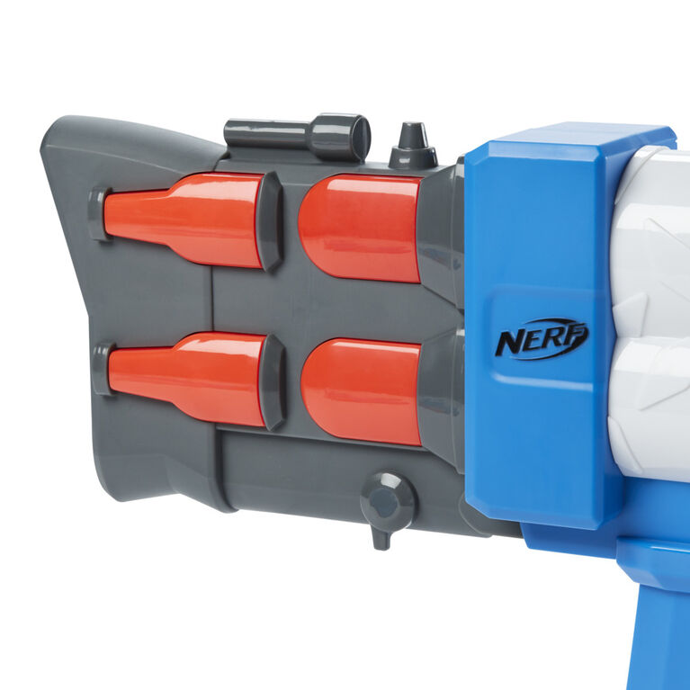 Nerf Mega XL, blaster Big Rig, 3 fléchettes sifflantes Nerf Mega XL, fléchettes Nerf Mega les plus grosses, rangement de fléchettes