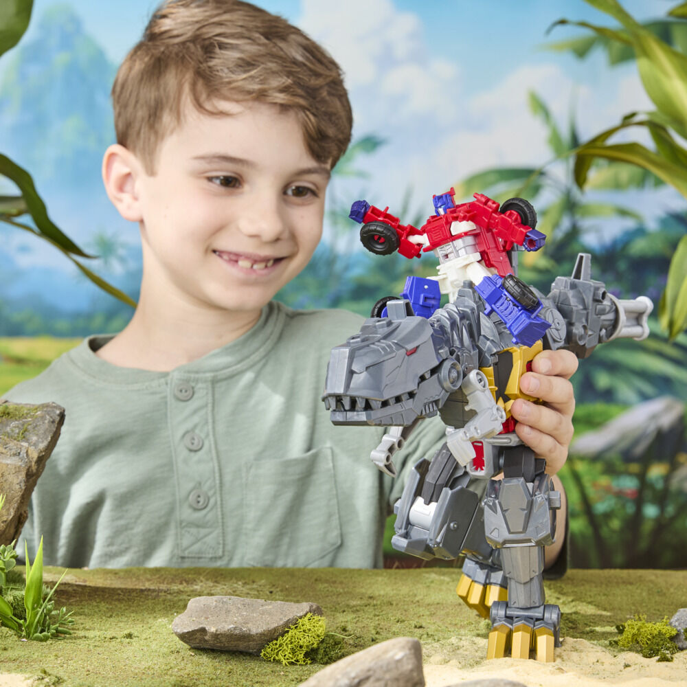 Transformers CYBERWORLD Grimlock Chomp & Battle Action Figure