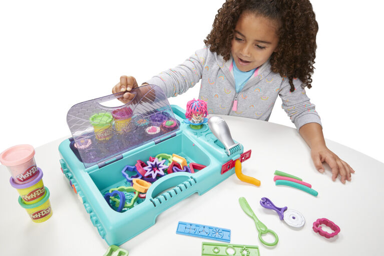 Play-Doh On the Go Imagine and Store Studio with Over 30 Tools and 10 Cans of Modeling Compound, Non-Toxic