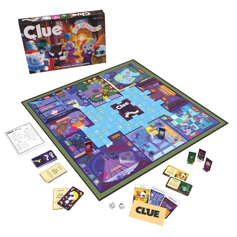 USAopoly CLUE: Squishmallows - English Edition