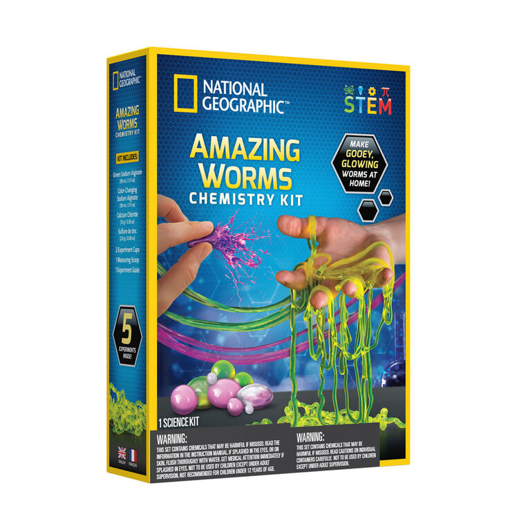 National Geographic Amazing Worms Chemistry Kit Toys R Us Canada