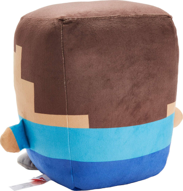 Minecraft Cuutopia Steve Plush Toy, 10-inch Collectible Soft Doll Inspired by the Movie