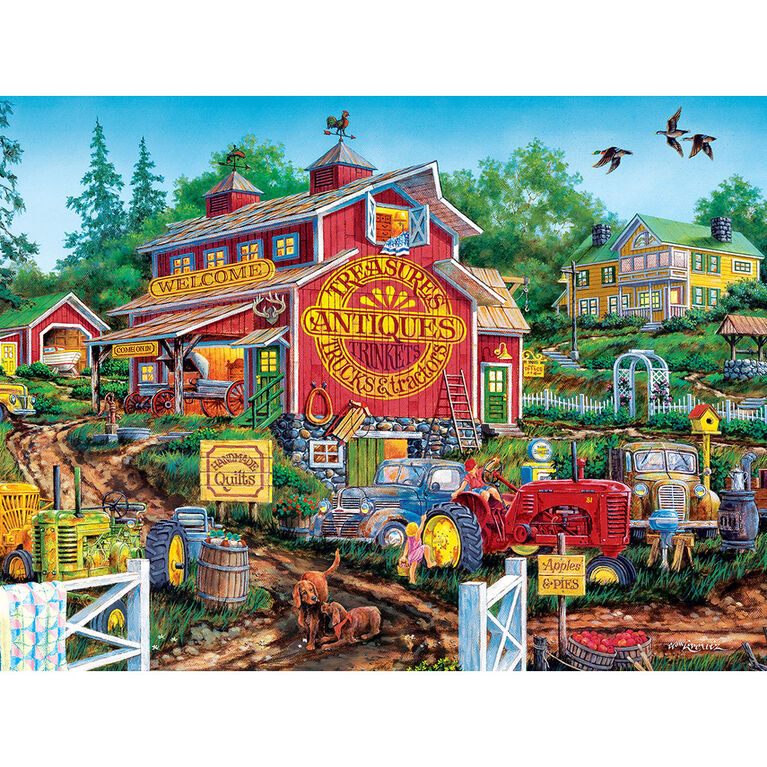 Country Escapes 550 Piece Linen Jigsaw Puzzle - English Edition