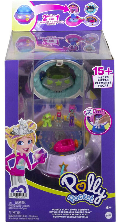 Polly Pocket Dolls and Accessories, Double Play Space Compact