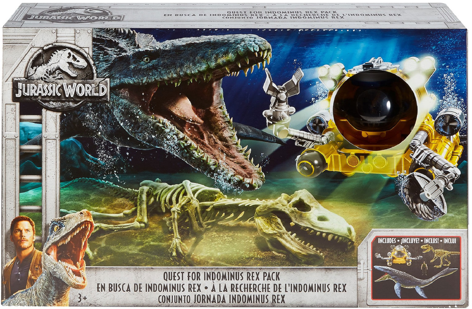 jurassic world quest indominus rex pack