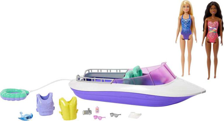 Barbie - Mermaid Power  - Coffret de jeu avec poupées et bateau