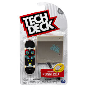 Tech Deck, Street Hits, Fingerboard ATM avec des rampes et des obstacles rail