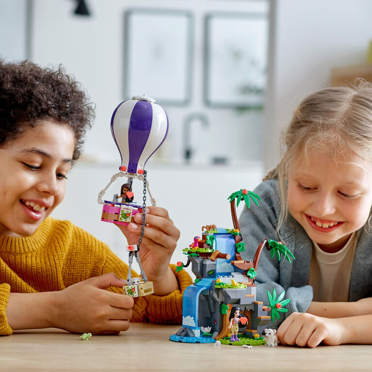 LEGO Friends Le sauvetage des tigres en montgolfière 41423 (302 pièces)