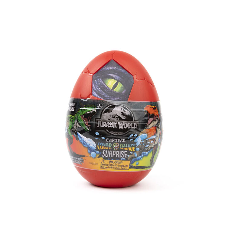 Jurassic Captivz Color Change Surprise Egg