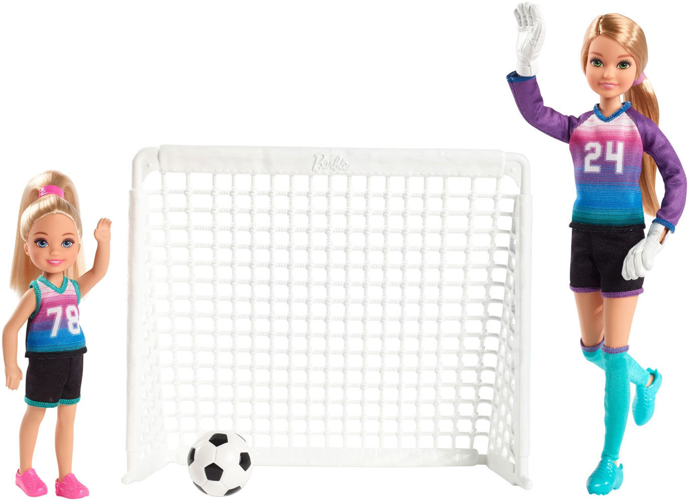 barbie soccer set