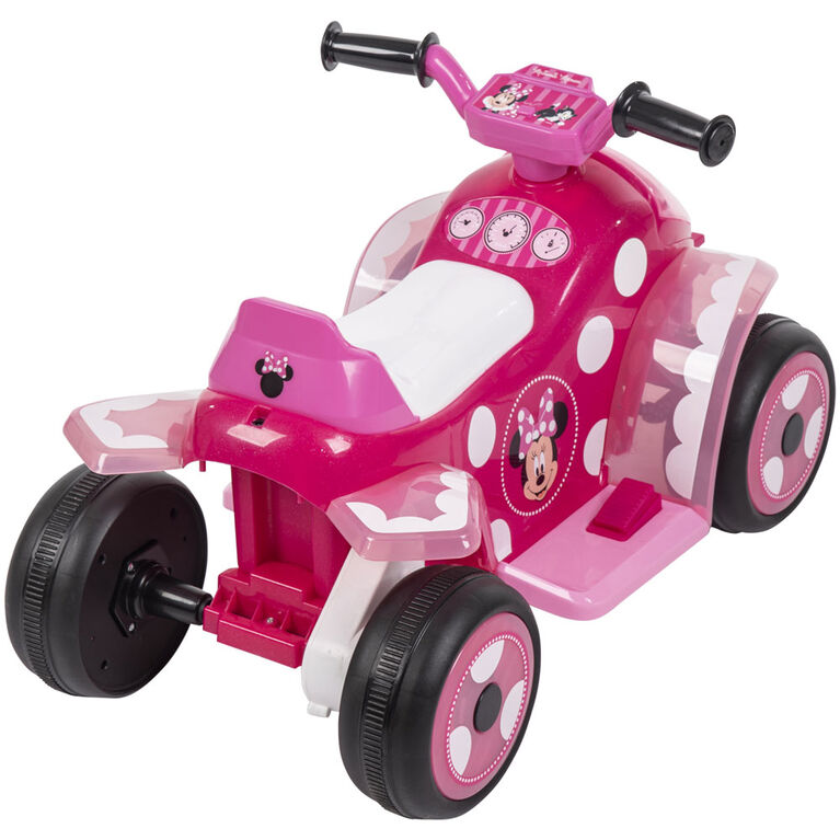 Disney Minnie 6-volt Ride-On Quad by Huffy, Pink