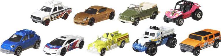 Matchbox - Coffret-cadeau de 9 véhicules - Les styles peuvent varier.