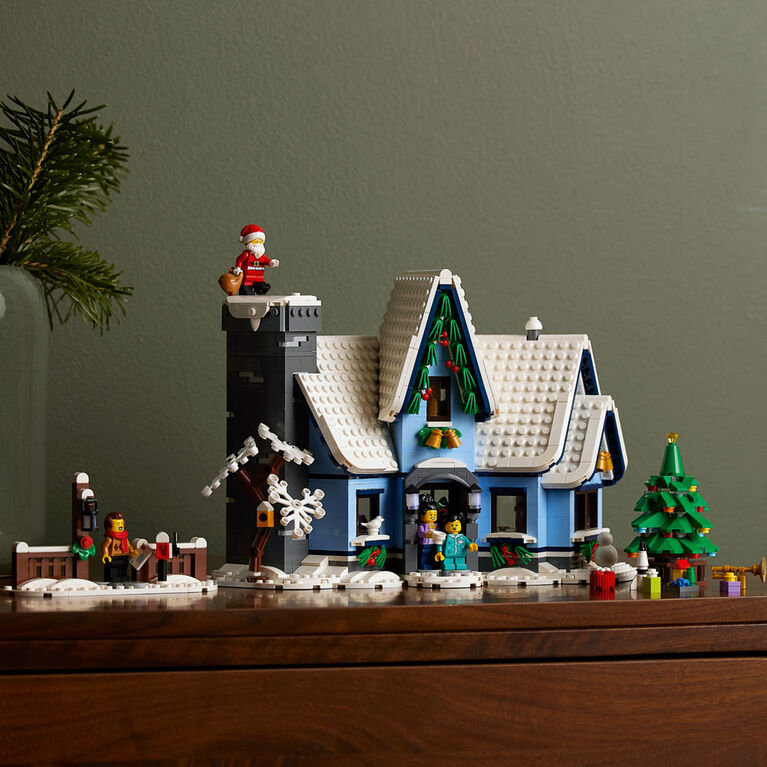 LEGO La visite du père Noël 10293 Ensemble de construction (1 445 pièces)