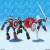 Marvel Avengers Bend and Flex, multipack de figurines flexibles de 15 cm Iron Man, Captain America et Taskmaster
