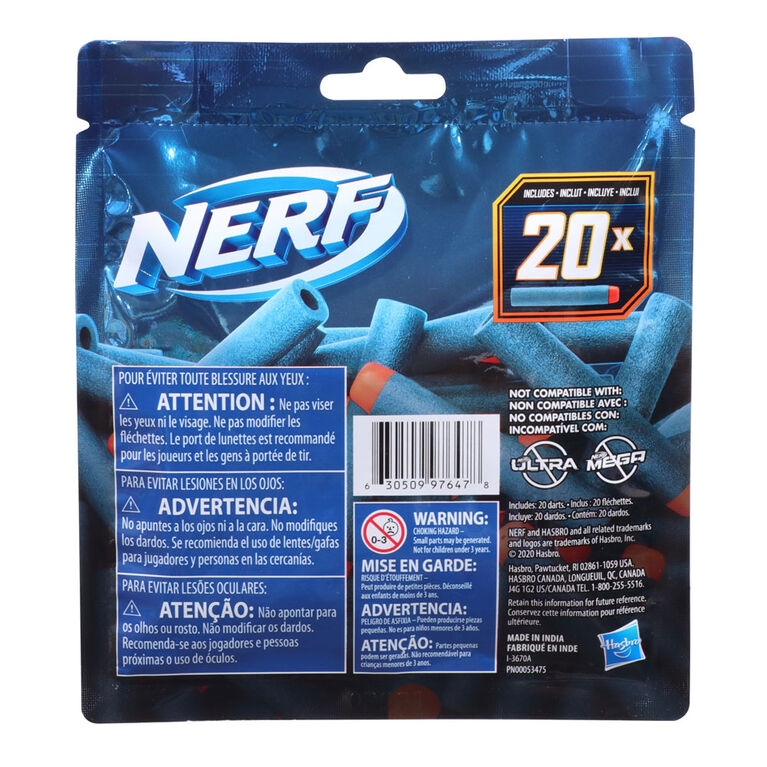 Nerf Elite 2.0, Recharge de 20 fléchettes en mousse Nerf Elite 2.0 officielles