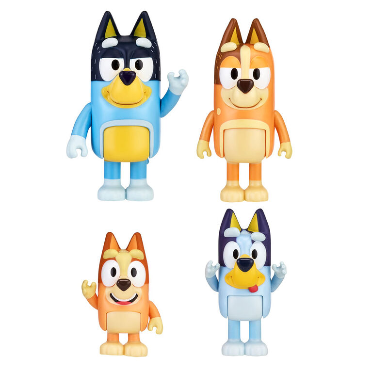 Bluey S5 Figure 4Pack - New Expressions