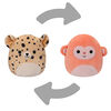 Squishmallows 5" Flip-A-Mallows - Delilah/Jerome - Lexie/Elton - Brown Cheetah/Orange Monkey