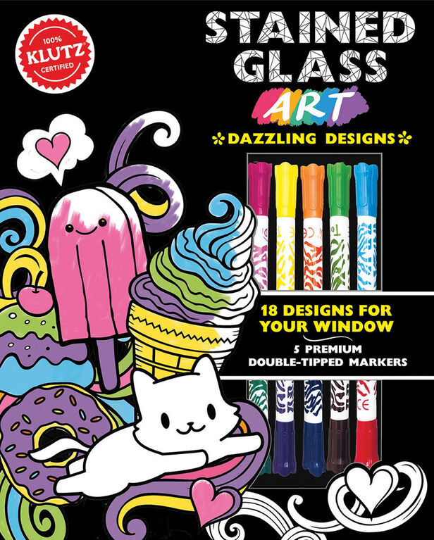 Klutz - Stained Glass Art: Dazzling Designs - English Edition