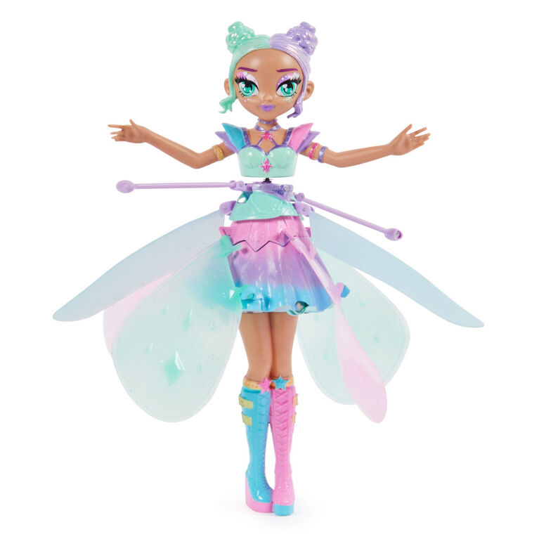 Crystal Flyers, Pastel Kawaii Doll Magical Flying Toy with Lights (Packaging May Vary)