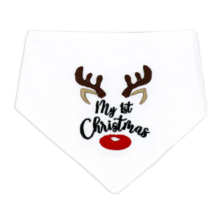 Baby Mode Baby's First Christmas - Red Reindeer 3 Piece Set