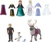 Disney Frozen Fashions and Friends Set with 3 Dolls, 4 Friend Figures and 4 Fashions