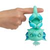 Fingerlings - Glitter Dragon - Noa (Green with Blue) - Interactive Baby Collectible Pet