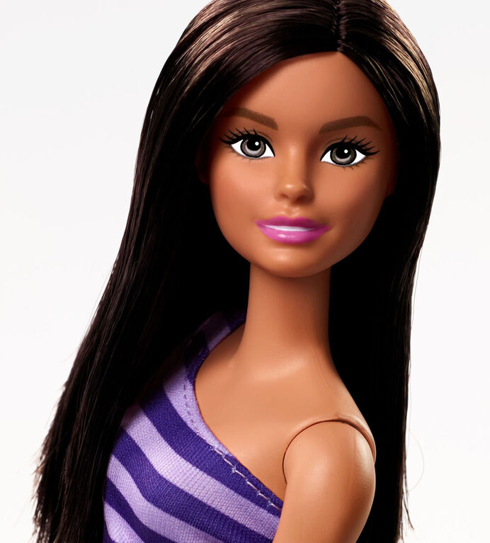 Barbie Glitz Doll, Purple Stripes