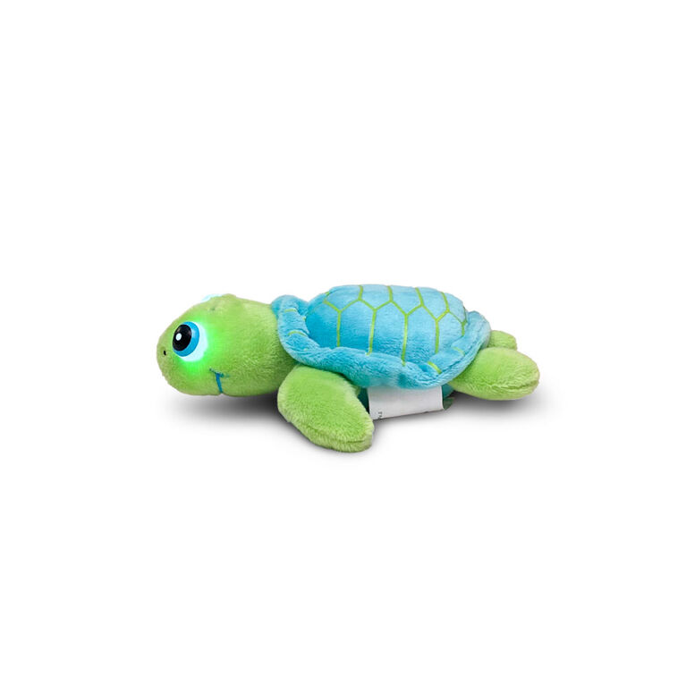 Mini Pelluche BabyBuddies 5" Yeux Lumineux Seraphina Tortue Verte