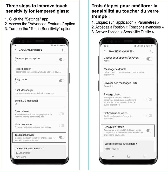 Blu Element 3D Curved Glass Case Friendly pour Samsung Galaxy S9 Noir (BTGS9CB)