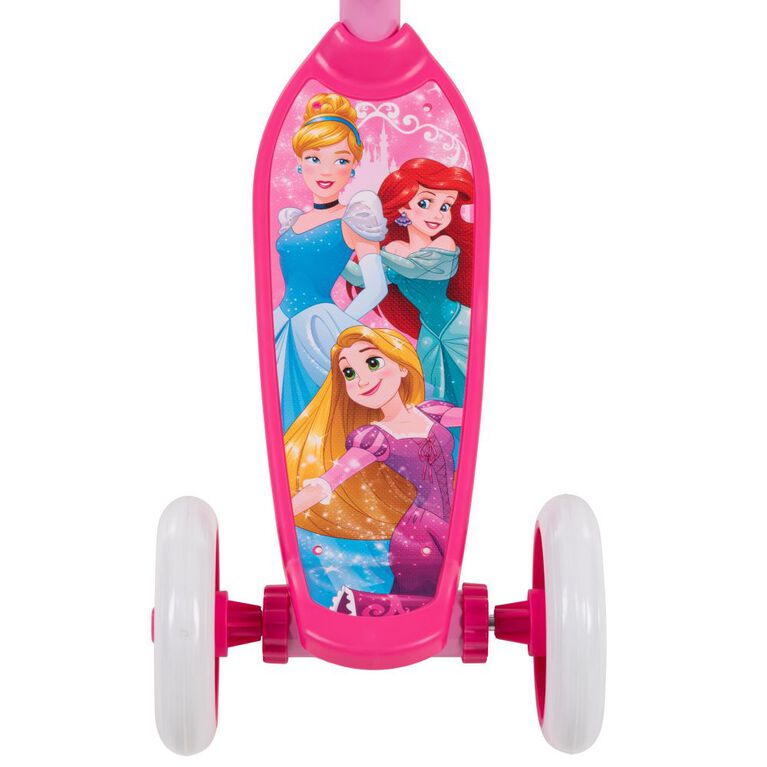 Trottinette 3 roues préscolaire Disney princesse, Rose de Huffy - Notre exclusivité