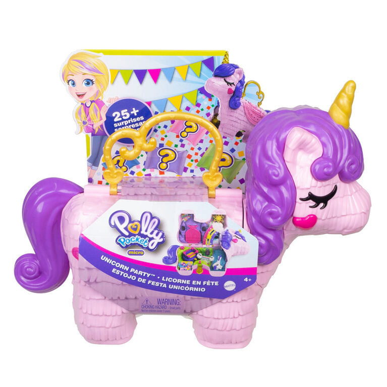 Polly Pocket Coffret de Jeu Licorne de Fête