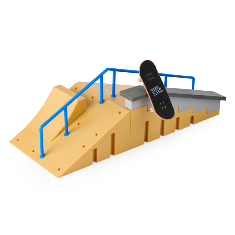 Tech Deck, Jump N' Grind X-Connect Park Creator, Coffret rampe à construire et à personnaliser avec fingerboard exclusif