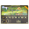 Big Ben 750-Piece Luxe Panorama Jigsaw Puzzle, Cabin on the Lake