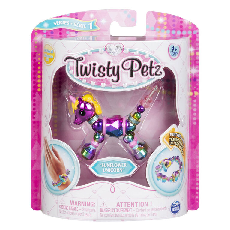 Twisty Petz - Sunflower Unicorn Bracelet for Kids
