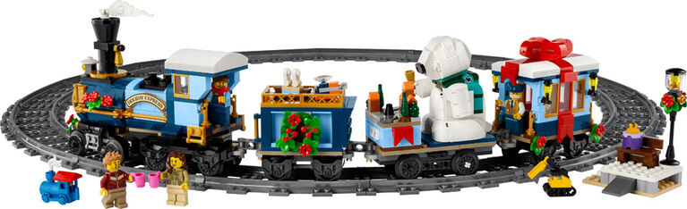 LEGO Icons Le Train Express Festif, Ensemble de Construction, Id&eacute;e-Cadeau Amusante pour No&euml;l 10361