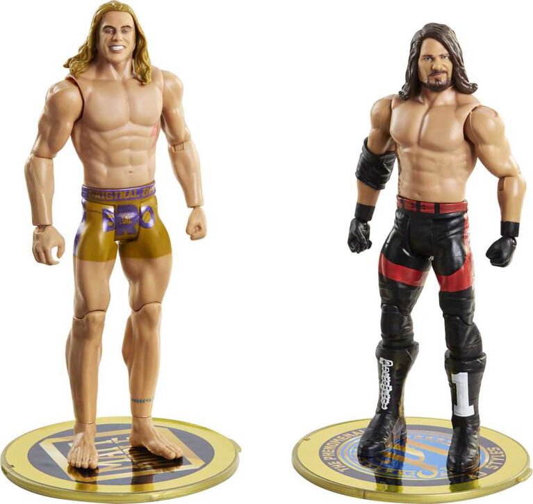 WWE AJ Styles vs Matt Riddle Championship Showdown 2-Pack Action Figures