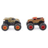 Monster Jam, Official Max-D vs. Radical Rescue Color-Changing Die-Cast Monster Trucks, 1:64 Scale