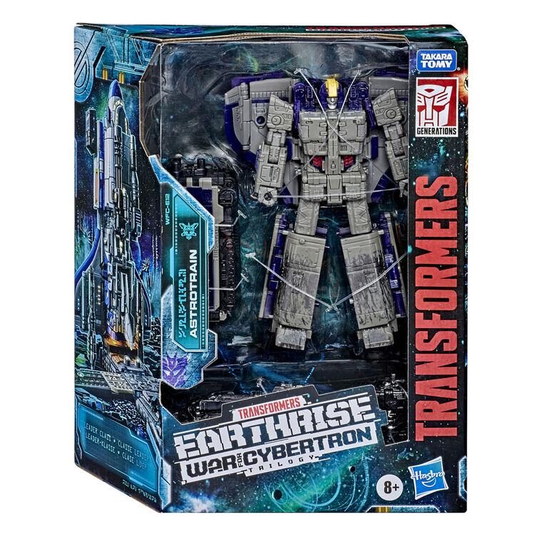 Transformers Toys Generations War for Cybertron: Earthrise Leader WFC-E12 Astrotrain Triple Changer Action Figure