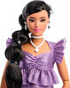 Barbie Deluxe Style Fashion Doll #8 in Metallic Purple Top and Sparkly Shorts with Accessories